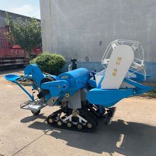 黄芪籽联合收割机 小颗粒加密筛网不撒粒 现货小型大豆联合收割机