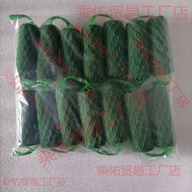 香肠花泥婚车道具圆柱体花泥随心挂拱门瀑布材料圆形异形表白