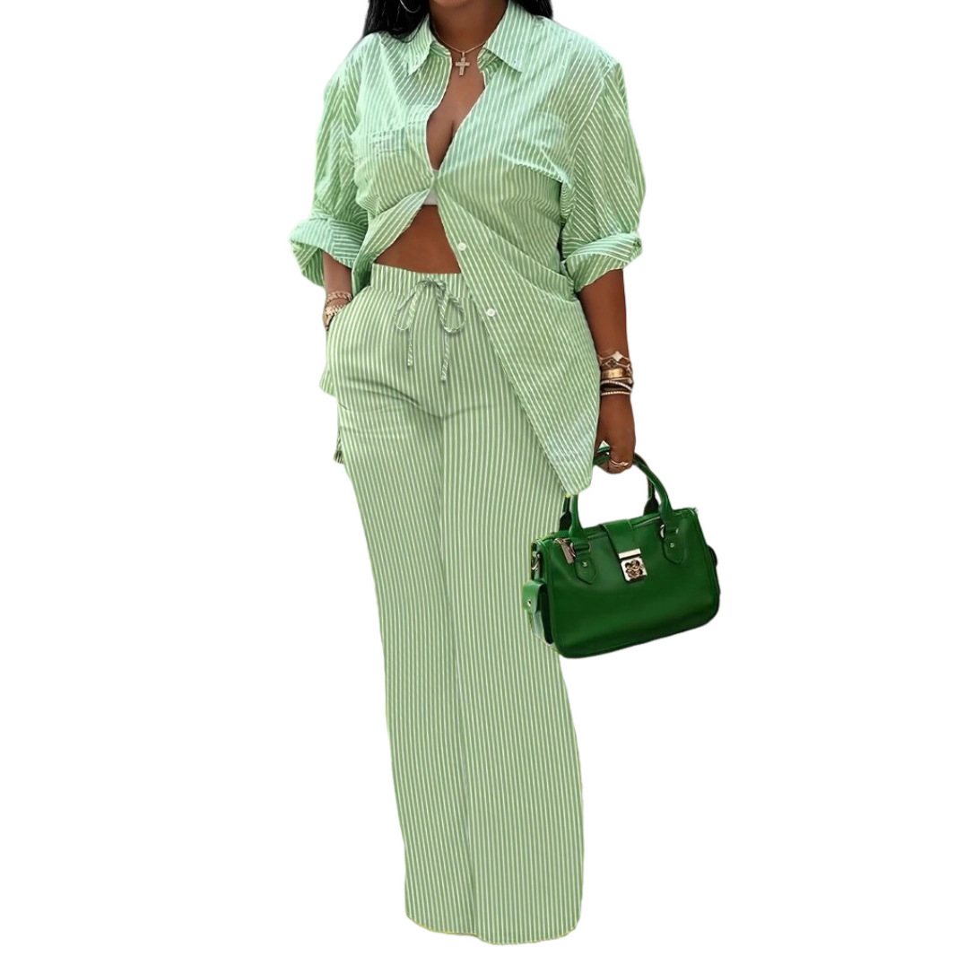 GraceChic GraceChic Cross-Border European And American Women's Clothing 2024 Autumn Winter New Sleeve Shirt Printed Long_voghion.com