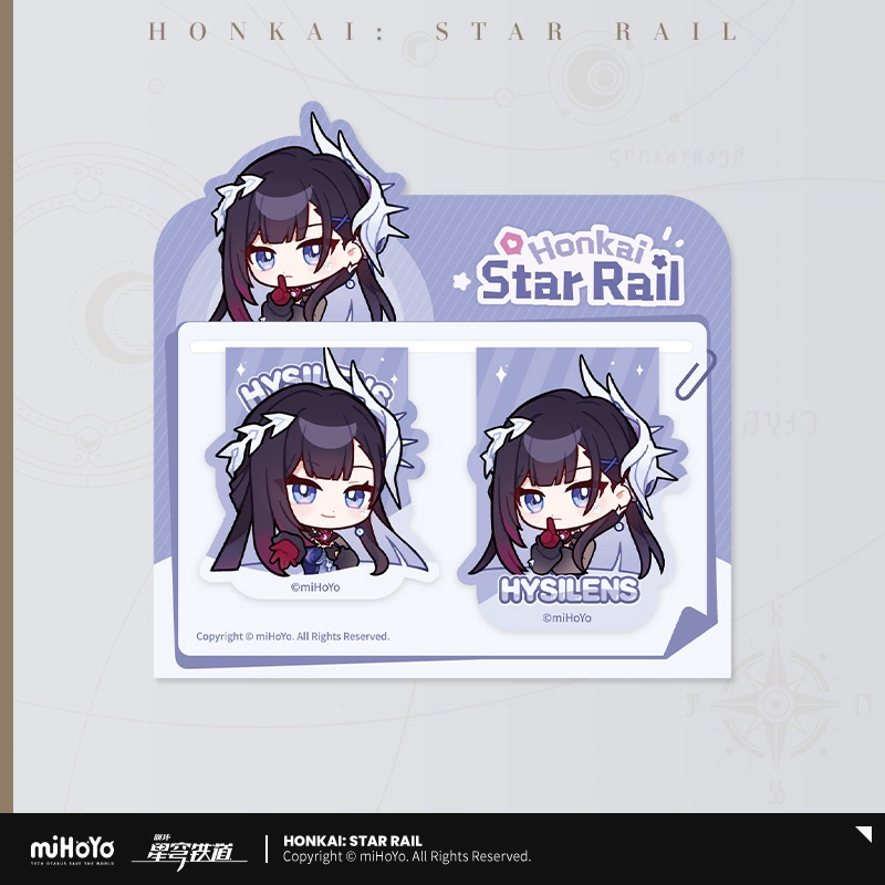 Набор мягких магнитных закладок (miHoYo) серия Honkai: Star Rail, на заказ, 4 шт.