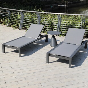 Leisure Beach Chair Outdoor Lounger Place Outdoor Swimming Pool Bed Lying Garden Hotel High-end Villa Balcony Rest