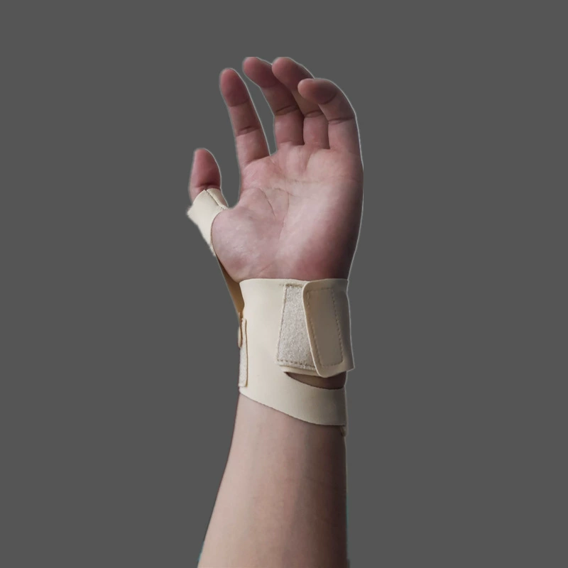 Новый мягкий спортивный эластичный ремешок на запястье с завязками на липучке для большого пальца 옥