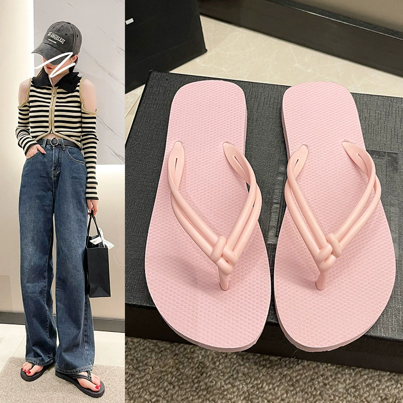 Летняя одежда, шлепанцы, женские противоскользящие, Пляжная Приморская сетка, красные шлепанцы с высоким смыслом, шлепанцы с брызгами на ноге, мягкая подошва