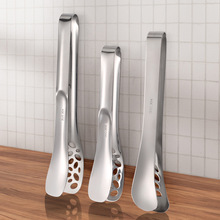 批发304不锈钢夹子 加厚指印酒店家用面包煎鱼分菜夹烧烤肉牛排夹