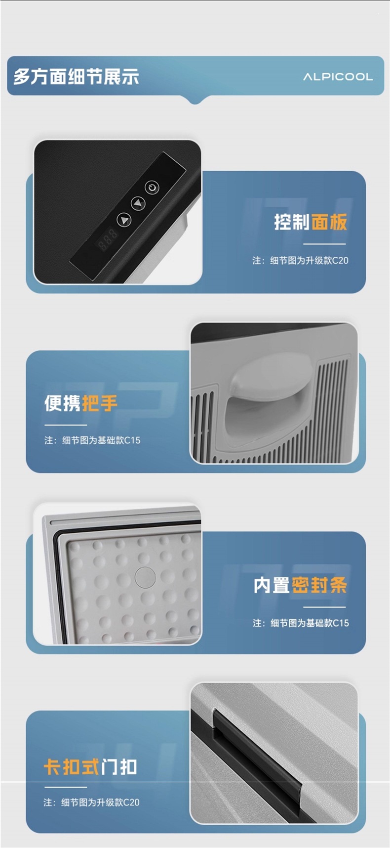 Ice Tiger Car Refrigerator Compressor for Freezing and Refrigeration, Suitable for Small Cars, Home and Truck Use, 12V/24V, Small Outdoor Model