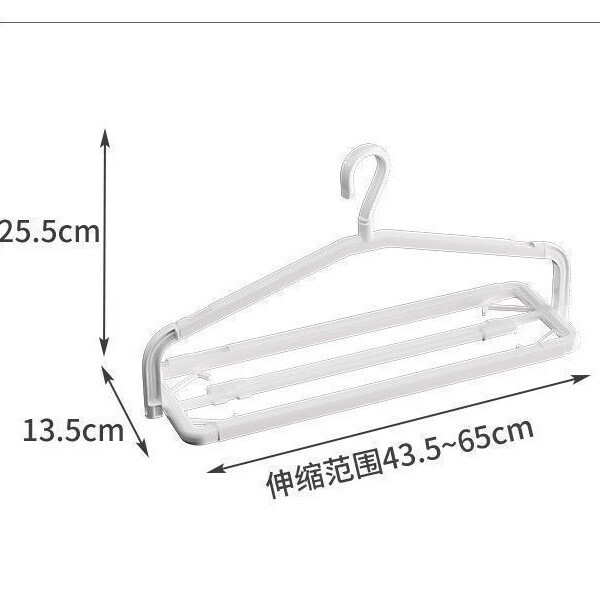 Large Balcony Clothes Rack for Drying Quilts and Sheets, Household Non-Slip Extendable Rod for Drying Duvet Covers
