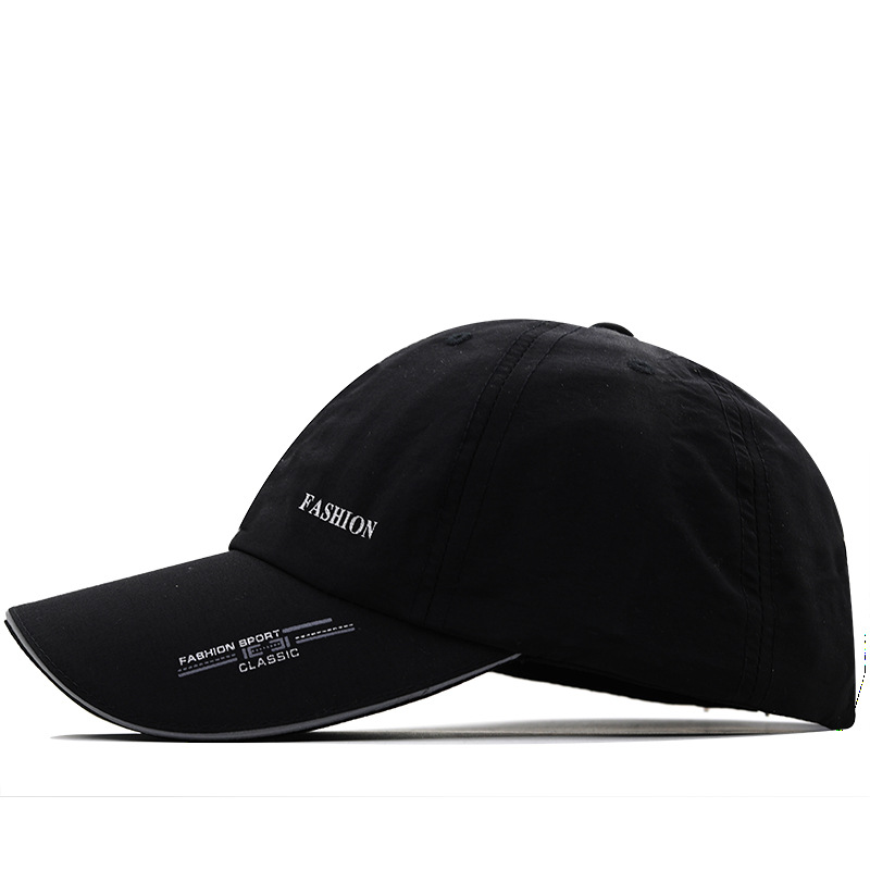 Unisex Fashion Solid Color Emoroidery Curved Eaves Baseball Cappicture5