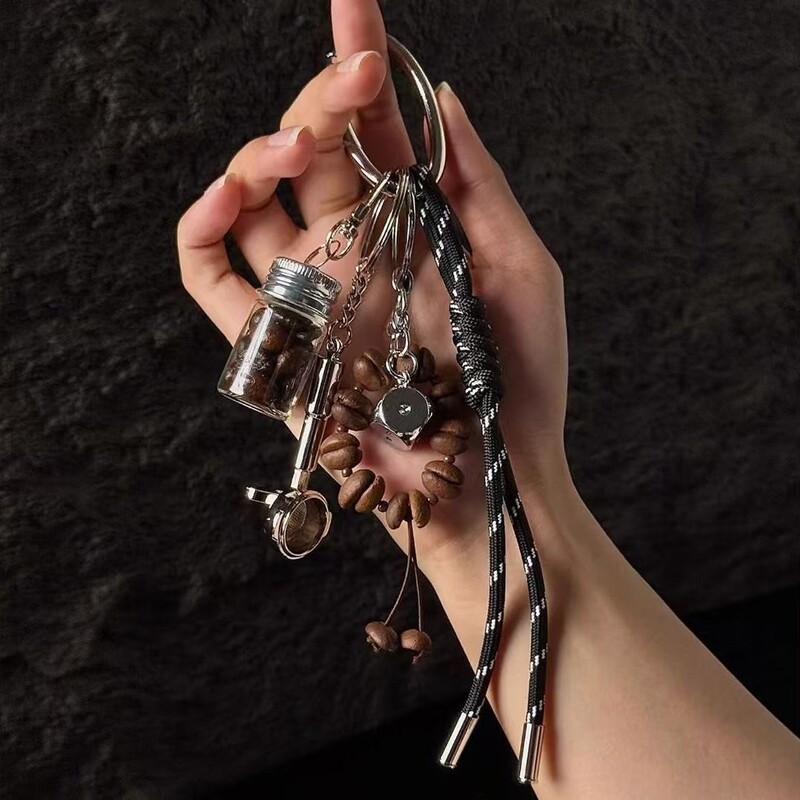 2025 Autumn and Winter New Design Coffee Bean Pendant Niche Stylish Design Fashionable High-End Versatile Bag Pendant 2025 Autumn and Winter New Design Coffee Bean Pendant Niche Stylish Design Fashionable High-End Versatile Bag Pendant