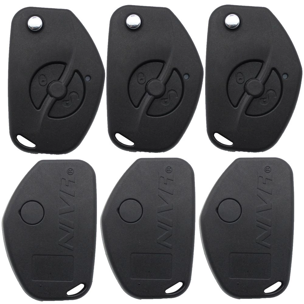 Для Lada Niva Grante автомобильный ключ корпус Lada Vesta складной пульт дистанционного управления ключ корпус