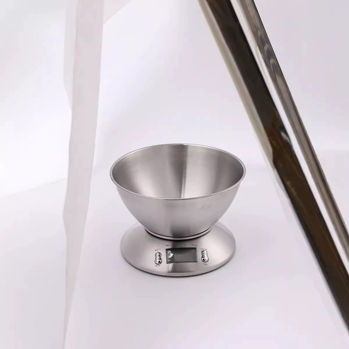 Высокоточные электронные кухонные весы из нержавеющей стали для дома и коммерции, 5 кг, с чашей/поддоном из нержавеющей стали для взвешивания ингредиентов и выпечки