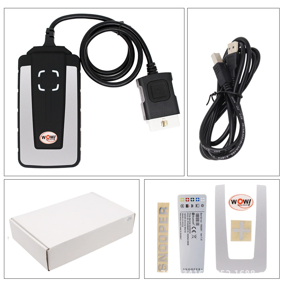 WOW SNOOPER V5.008 с Bluetooth V9.1 DS150, многоязычный опциональный детектор для автомобилей и грузовиков