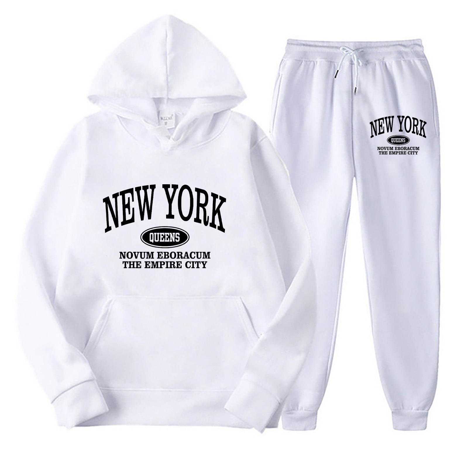 Herren Kapuzenpullover Und Jogginghose Set Sport Freizeit Outfit_voghion.com