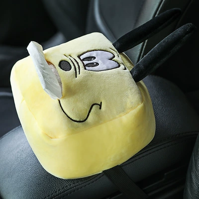 Cartoon Car Tissue Box Multifunctional Car tissue box/set - little-yellow-dog