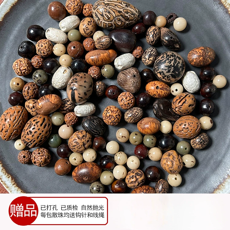 Различные виды бусин Бодхи с отверстиями, глаз Ваджры Феникса, глаз дракона, деревянная рыба, фрукты, браслет из корня Бодхи с тысячи глаз, четки своими руками