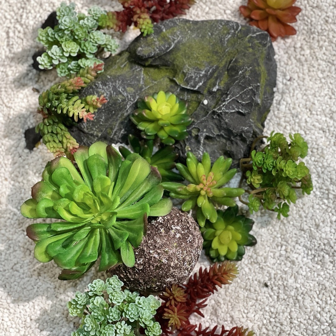 Marco decorativo Planta nórdica colgante de pared decoración de pared colgante de pared tridimensional pared de fondo de planta verde pared cabeza de ciervo simulación suculento planta verde