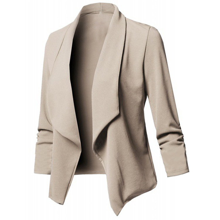Blazer versatile taglio slim maniche lunghe con colletto_voghion.com