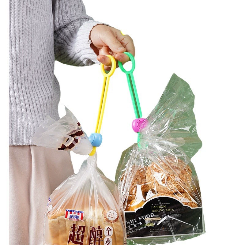 Пластиковый чехол для хранения продуктов цветная застежка лента связи knot связать связать жгут сверток пакет для хранения блюд свежесть пищи