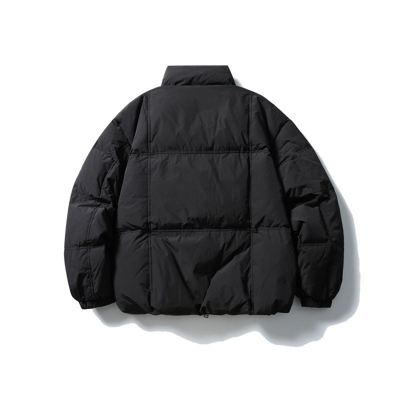 Japanese-Style Trendy Brand 2025 Winter New Stand Collar Puffer down Jacket Unisex Warm Coat