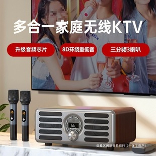 Home Ktv Audio Set Living Room Karaoke All-In-One Karaoke Home Speaker Connected to Tv Singing Machine