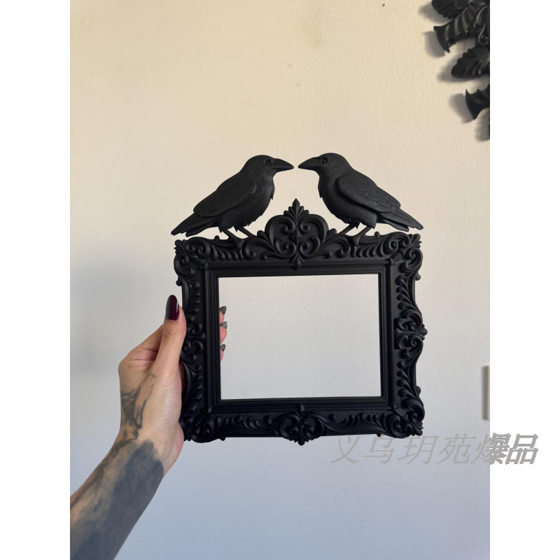 Cross-Border Crow Frame Ornate Decorative Frame Crow Frame Gorgeous Decorative Frame Cross-Border Crow Frame Ornate Decorative Frame Crow Frame Gorgeous Decorative Frame