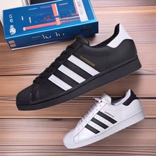 三叶草贝壳头金标男女鞋情侣休闲运动superstar板鞋百搭小白鞋