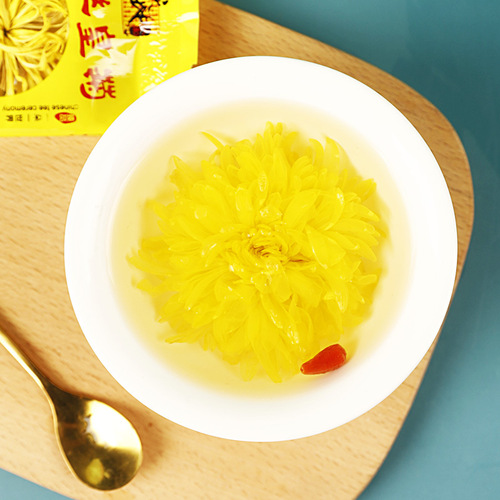 Carefully selected golden chrysanthemum canned chrysanthemum tea, one golden chrysanthemum flower, 20 grams per cup, approximately 50 flowers, one package, yellow chrysanthemum shipped on behalf of others