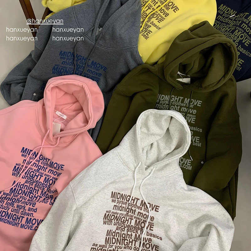 广州十三行秋冬季新款韩版宽松慵懒风卫衣外套品牌女装批发货源|undefined