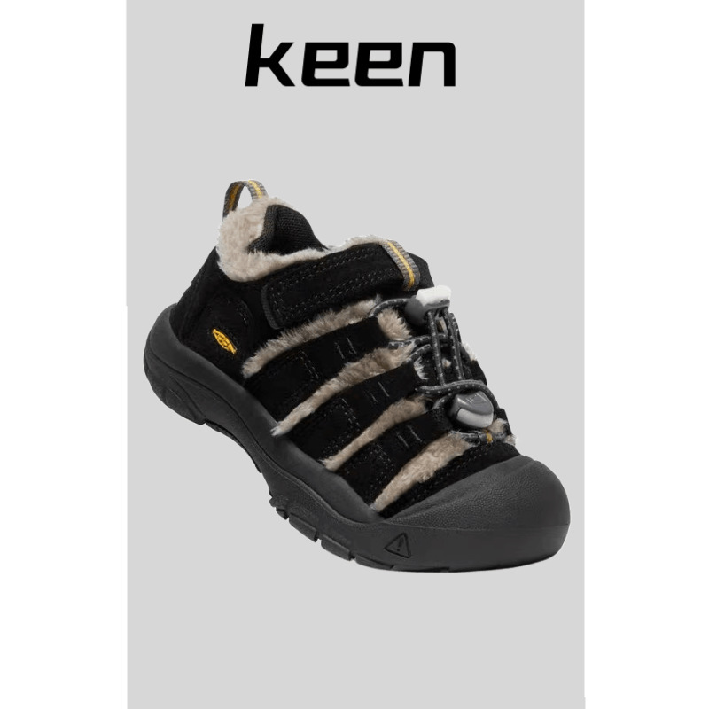 Putian keen/Cohen newport children's shoes winter casual wear-resistant fleece-lined hiking shoes outdoor sneaker