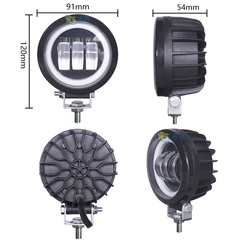 Auto spotlight motocicleta condujo camión de red general impermeable luz fuerte láser cañón de alcance transformar lámpara vehículo eléctrico image 5