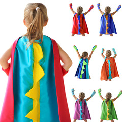 Children's Dinosaur Cape Costume Halloween Outfit Performance Suit June 1st Children's Day Performance Costume Birthday Party Cape