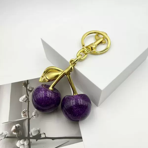 K gold (3.2CM cherry) purple