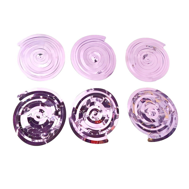 Vacaciones cumpleaños Navidad colgante decoración espiral PVC colgante decoración Garland ventana pasillo techo decoración al por mayor