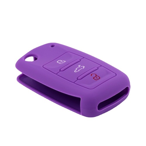 Suitable for Volkswagen Tiguan, Polo silicone key case, Golf 6 key cover, Skoda Rapid, Yeti, Roomster protective case