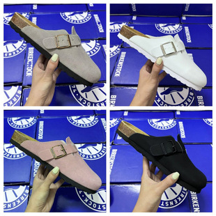 Birkenstock Shoes Half Slippers Summer Outer Wear 2025 New Spring & Fall Slip-On Lazy Soft-Soled Thick-Soled Birkenstock Shoes Slippers