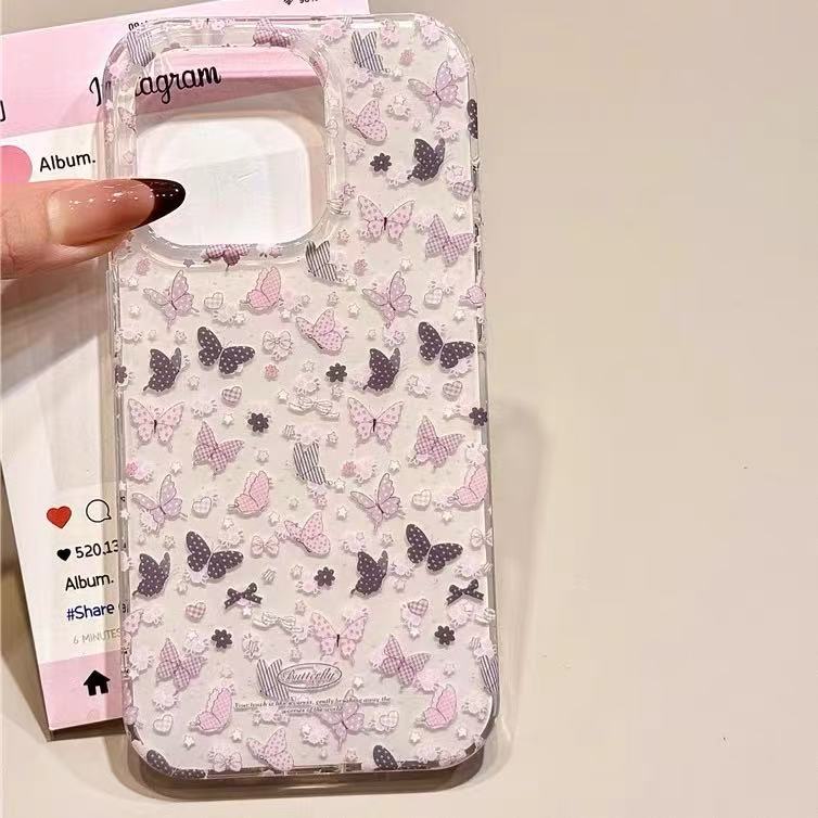 Mariposa de color de pantalla completa de fondo blanco de arroz de una sola cáscara ql