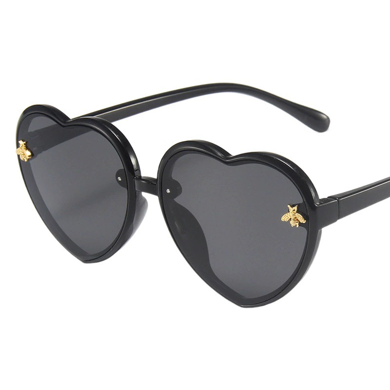 Детские солнцезащитные очки Shiny Love в Корейском стиле, солнцезащитные очки в прозрачной красочной оправе, Детские блестящие очки для игр и фото