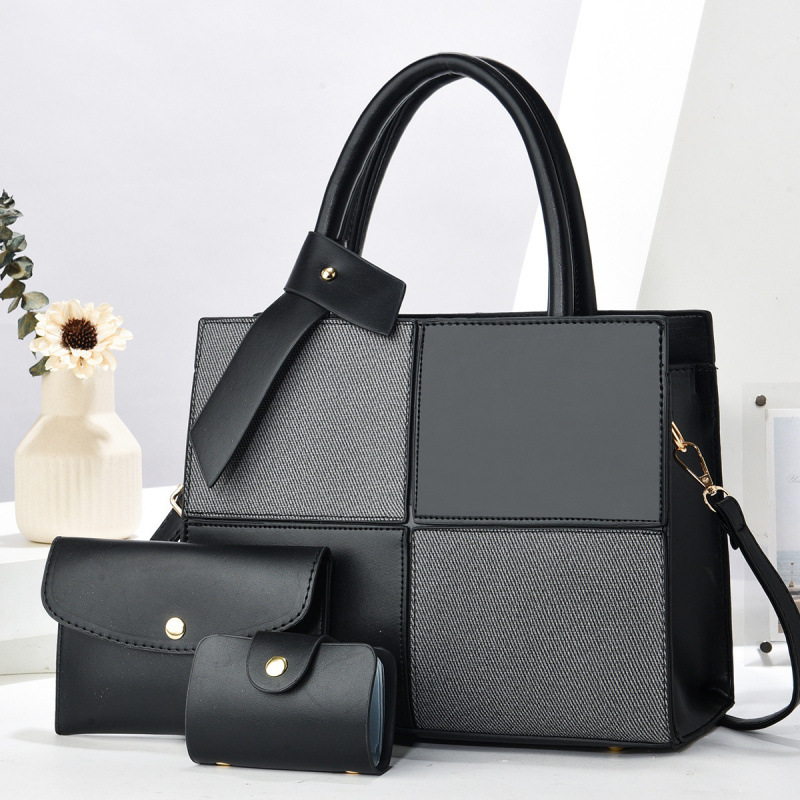 Bolso de niño y madre de alto valor, diseño de color en contraste, bolso de moda, bolso de hombro de gran capacidad de todo fósforo, bags transfronterizos