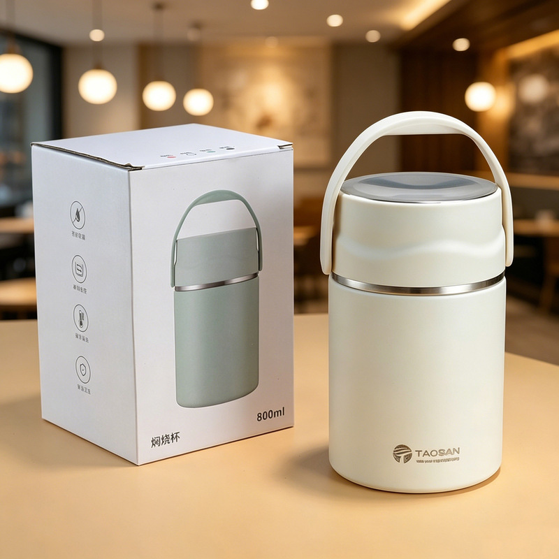 316 Stainless Steel Thermal Insulation Pot with Handle, High Aesthetic Value, Includes Spoon, Large Capacity Thermal Lunch Box, Cross-Border Large Capacity Porridge Container 316 Stainless Steel Thermal Insulation Pot with Handle, High Aesthetic Value, Includes Spoon, Large Capacity Thermal Lunch Box, Cross-Border Large Capacity Porridge Container