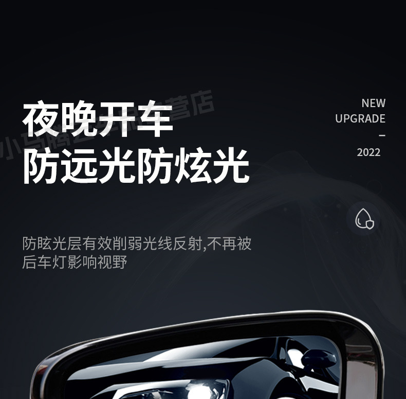 Car Rearview Mirror Rainproof Film Reflective Reversing Mirror Waterproof Artifact Rainy Day Glass Anti-Fog Wholesale