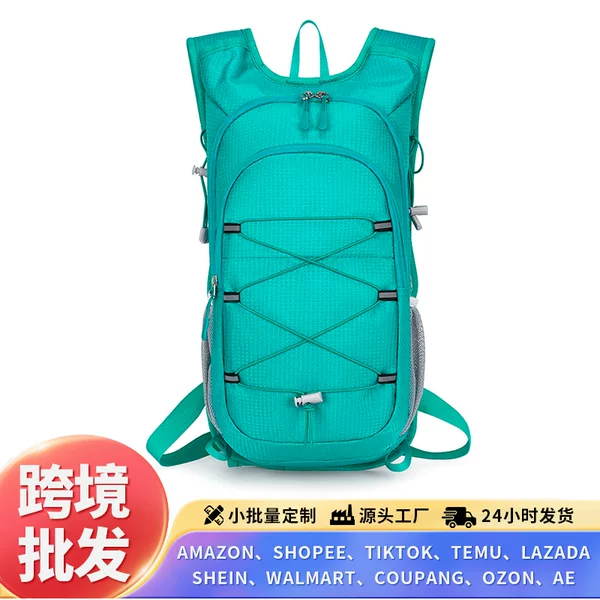 Lightweight hiking backpack with air-cushioned straps, water bag, cycling and trekking bag, light custom casual travel backpack