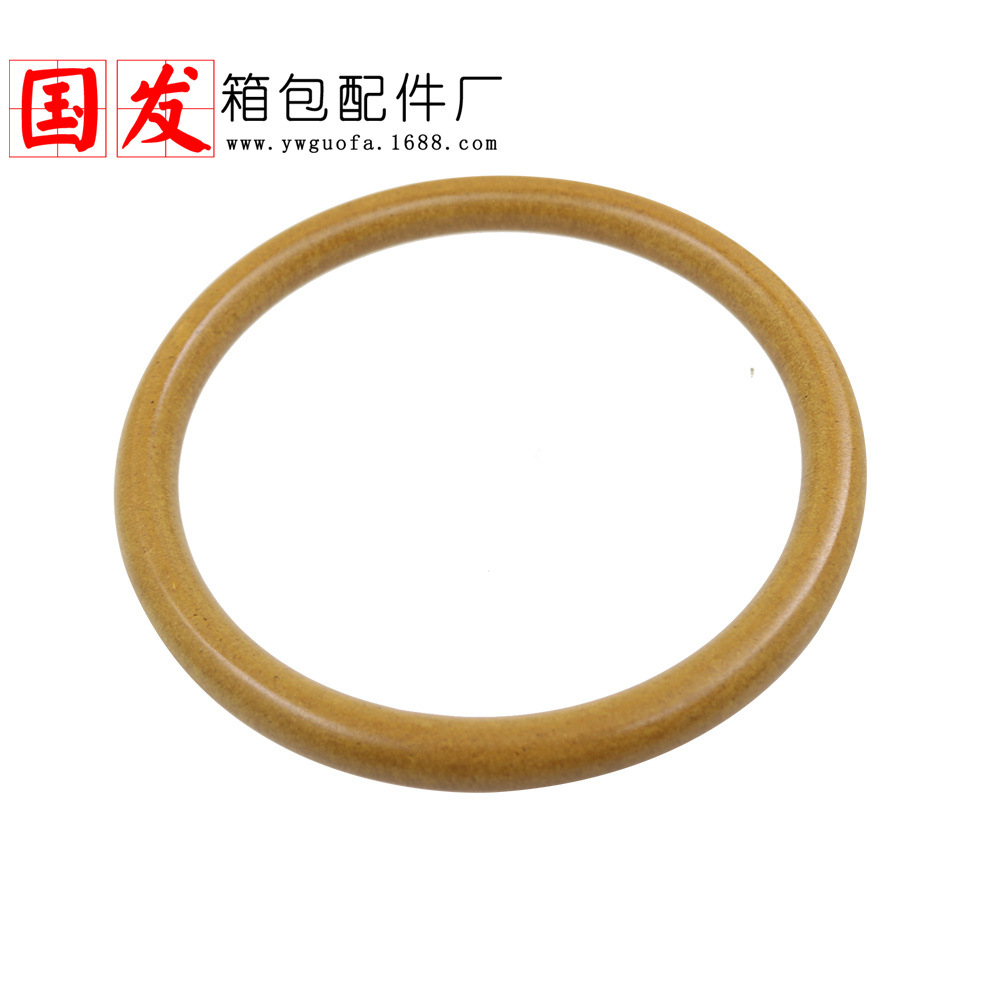 Cuenta especial: 14cm anillo redondo de madera, anillo de madera, mango redondo de mano, mango de madera, braza de mano