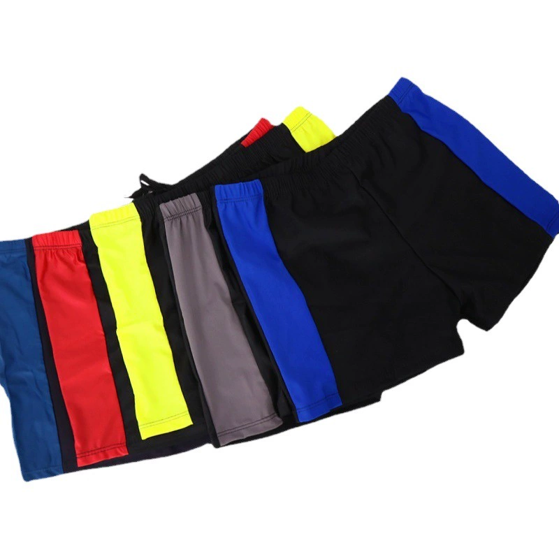 Мужские плавки-боксеры для взрослых, большие размеры, полиэстер, свободные, удобные, быстросохнущие, дышащие, модные плавки для горячих источников, оптовая продажа