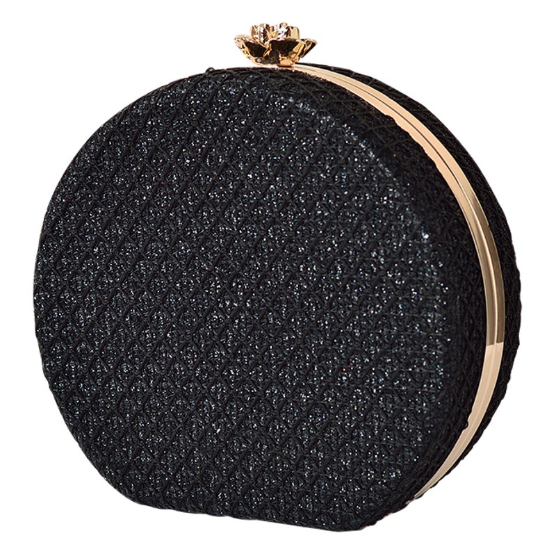 Nuevo bolso de noche de las mujeres hombro de alta calidad crossbody bolsa de cadena portátil acrílico personalizado bolsa redonda al por mayor