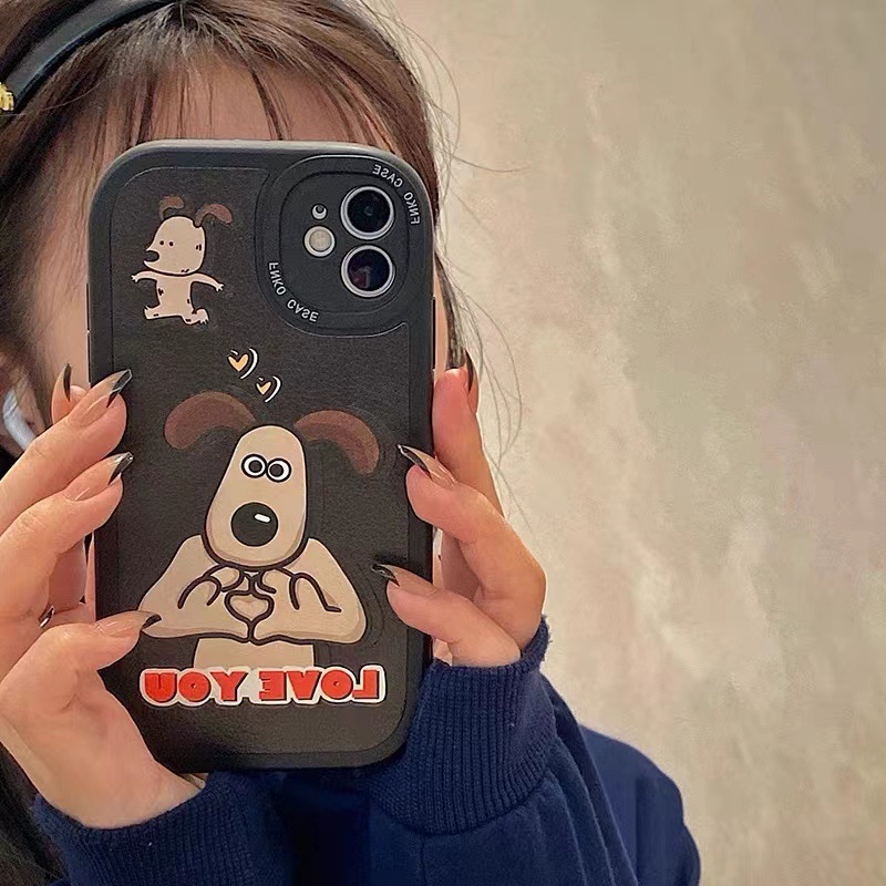 Custodia per cellulare con cane per iphone, cover alla moda_voghion.com