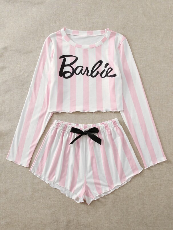 Striped Pajama Set Image 2