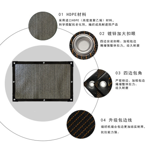 Sunshade net, sun protection net, safety protection net, anti-aging insulation, balcony rooftop, UV resistance, anti-UV