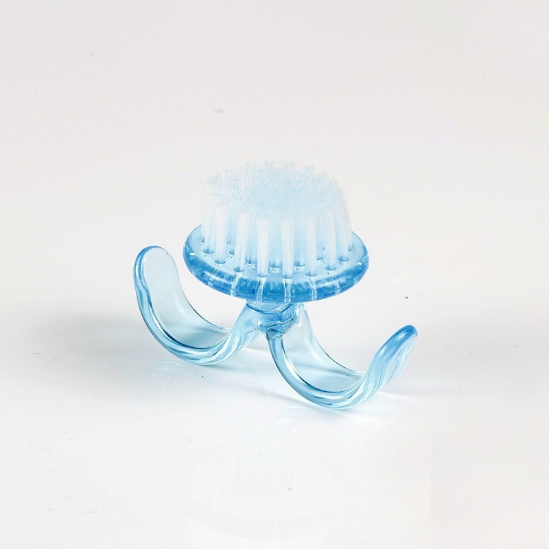 Brocha para Polvo de Manicura y Maquillaje de Nylon Suave para Limpieza de Uñas y Colorete