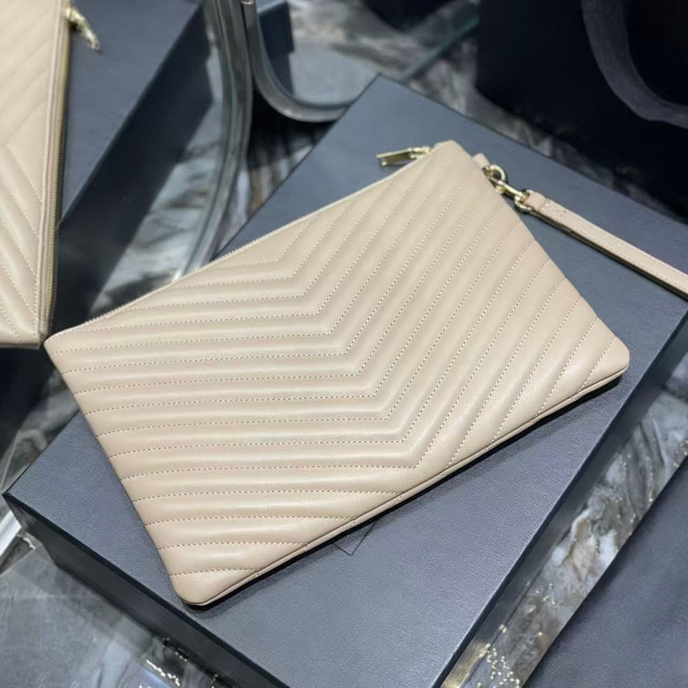 New Women's Genuine Leather Clutch Bag, Small Cowhide Multi-Slot Handbag, Fashionable Evening Bag, Mobile Phone Envelope Bag - Thumbnail 2