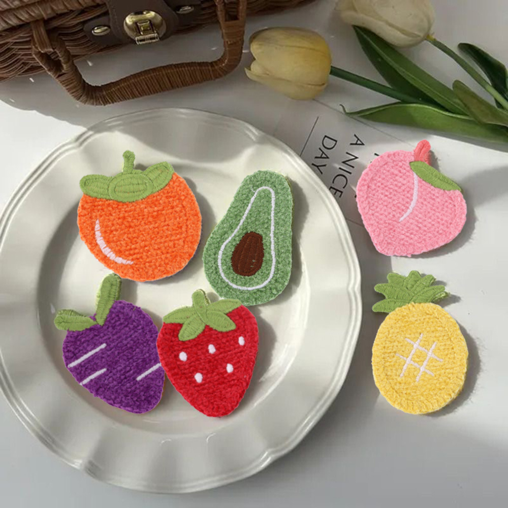 Fruit Magic Hair Stickers for Bangs - Non-damaging, No-trace Hair Clips for Children, Hair Accessories for Little Fairies