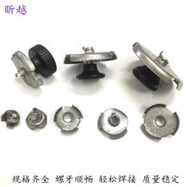 管内螺母塞 铁皮内套牙钢管焊接螺母 圆管内牙 铁皮牙 铁管内塞牙